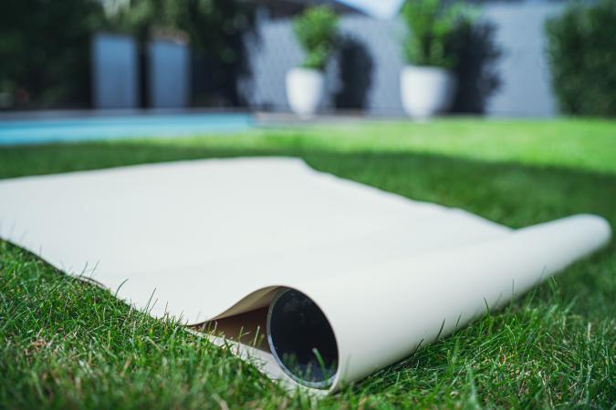 Preview: PVC Teichfolie 1,00 mm sandfarben Preview: PVC Teichfolie 1,00 mm sandfarben