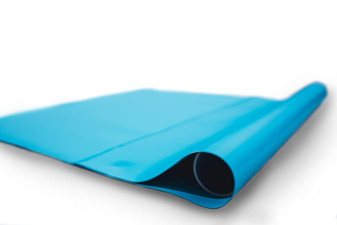 PVC Teichfolie 1,50 mm türkisblau inkl. Teichvlies 500g/m²