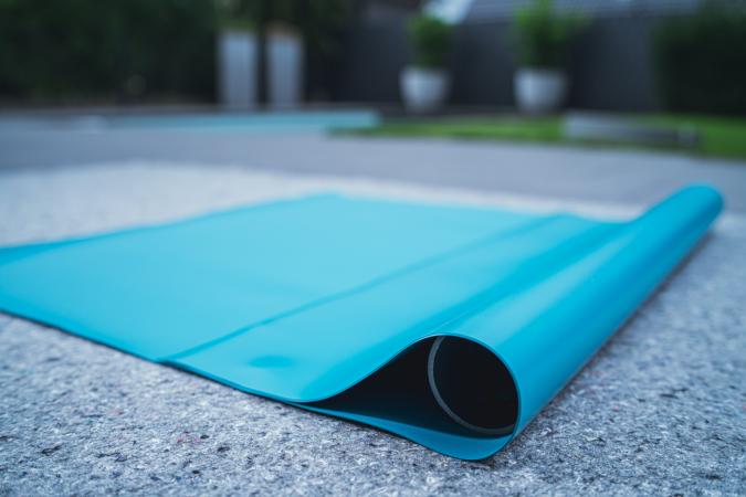 PVC Teichfolie 1,50 mm türkisblau inkl. Teichvlies 500g/m²