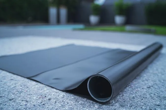 PVC Teichfolie 1,00 mm schwarz inkl. Teichvlies 300g/m²